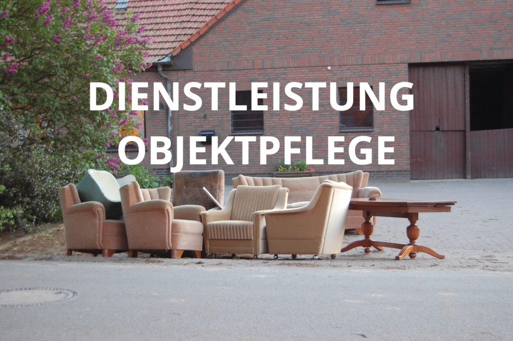 DIENSTLEISTUNG OBJEKTPFLEGE